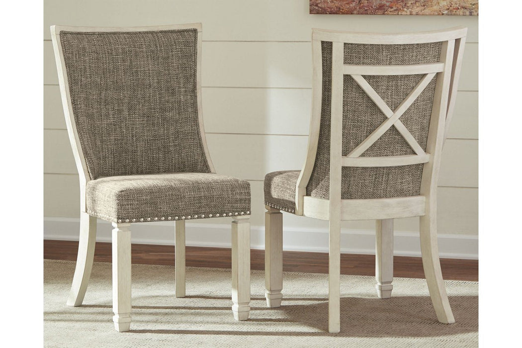 [SPECIAL] Bolanburg Two-tone Dining Chair (Set of 2) - D647-02 - Gate Furniture