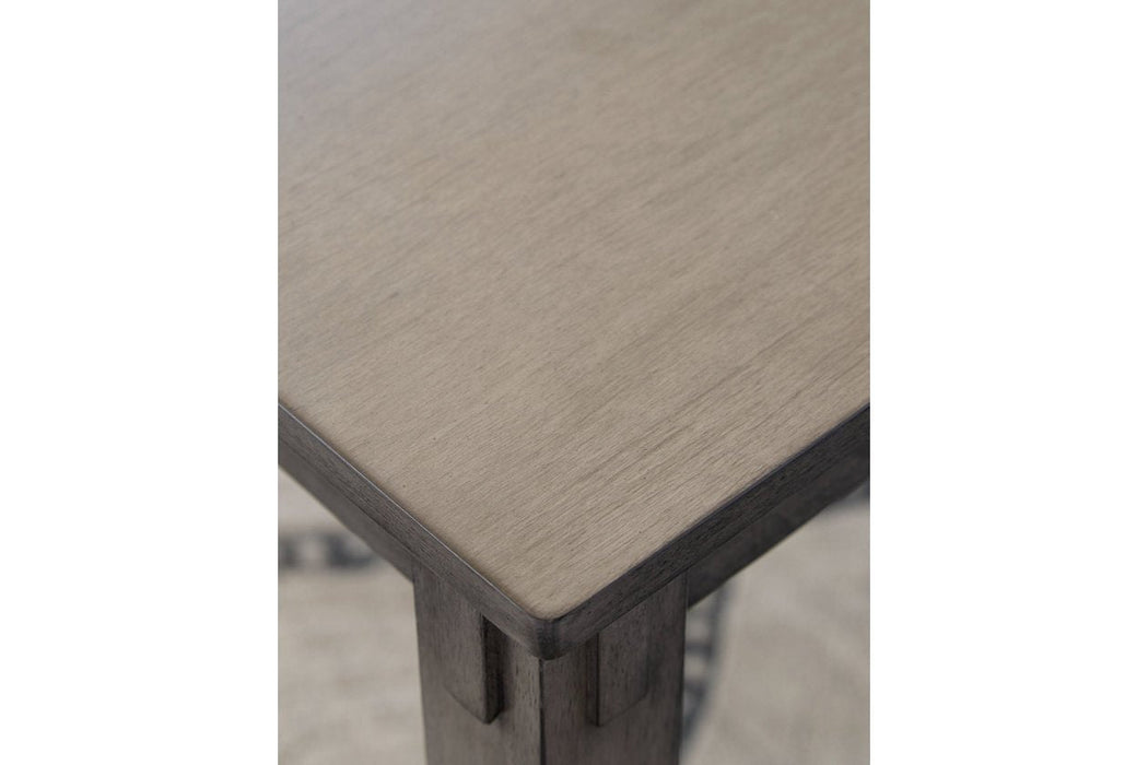 [SPECIAL] Bridson Gray Dining Table and Chairs with Bench (Set of 6) - D383-325 - Gate Furniture