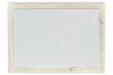 [SPECIAL] Cambeck Whitewash Bedroom Mirror - B192-36 - Gate Furniture