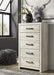 [SPECIAL] Cambeck Whitewash Chest of Drawers - B192-46 - Gate Furniture