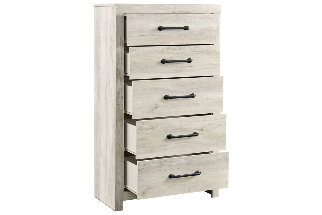 [SPECIAL] Cambeck Whitewash Chest of Drawers - B192-46 - Gate Furniture
