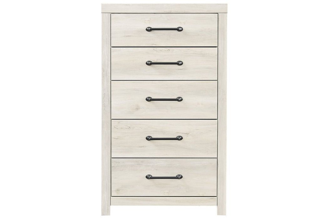 [SPECIAL] Cambeck Whitewash Chest of Drawers - B192-46 - Gate Furniture