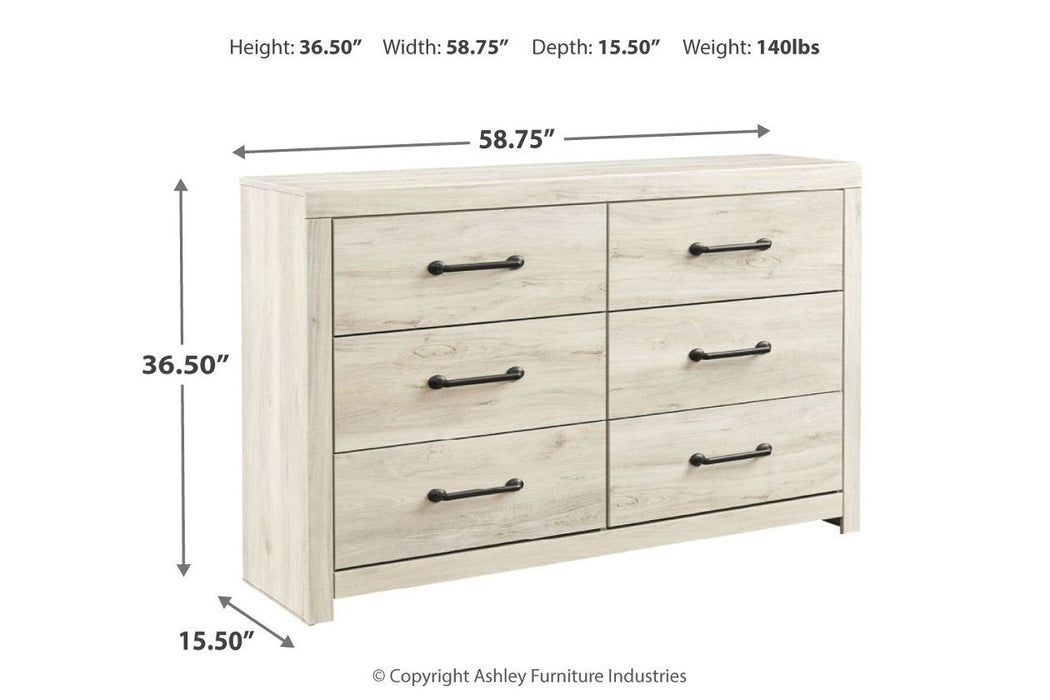 [SPECIAL] Cambeck Whitewash Dresser - B192-31 - Gate Furniture