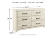 [SPECIAL] Cambeck Whitewash Dresser - B192-31 - Gate Furniture