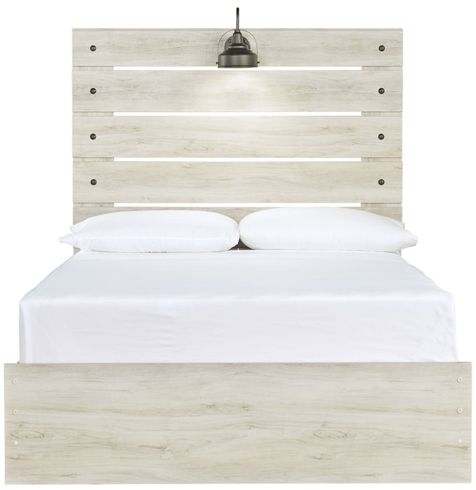 [SPECIAL] Cambeck Whitewash Full Panel Bed - Gate Furniture