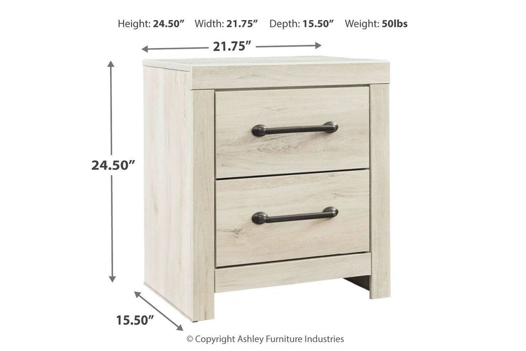 [SPECIAL] Cambeck Whitewash Nightstand - B192-92 - Gate Furniture