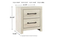 [SPECIAL] Cambeck Whitewash Nightstand - B192-92 - Gate Furniture