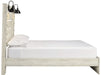 [SPECIAL] Cambeck Whitewash Queen Panel Bed - Gate Furniture