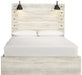 [SPECIAL] Cambeck Whitewash Queen Side Storage Platform Bed - Gate Furniture
