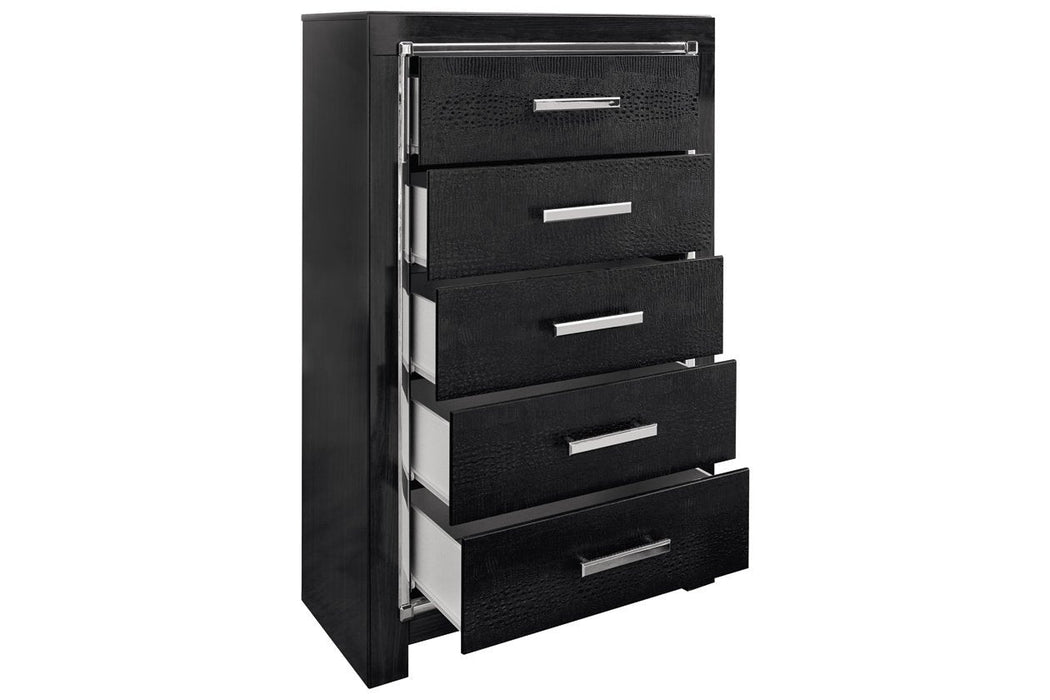 [SPECIAL] Kaydell Black Chest of Drawers - B1420-46 - Gate Furniture