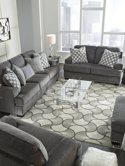 [SPECIAL] Locklin Carbon Living Room Set - Gate Furniture