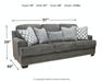 [SPECIAL] Locklin Carbon Living Room Set - Gate Furniture