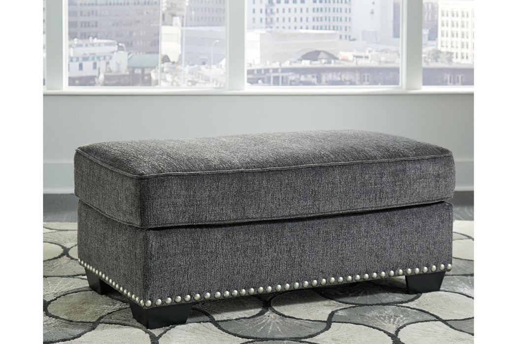 [SPECIAL] Locklin Carbon Ottoman - 9590414 - Gate Furniture
