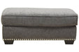 [SPECIAL] Locklin Carbon Ottoman - 9590414 - Gate Furniture