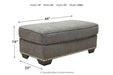 [SPECIAL] Locklin Carbon Ottoman - 9590414 - Gate Furniture