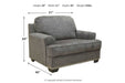 [SPECIAL] Locklin Carbon Oversized Chair - 9590423 - Gate Furniture