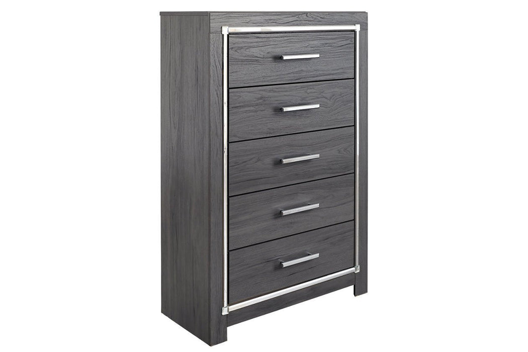 [SPECIAL] Lodanna Gray Chest of Drawers - B214-46 - Gate Furniture