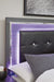 [SPECIAL] Lodanna Gray LED Panel Bedroom Set - Gate Furniture
