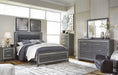 [SPECIAL] Lodanna Gray LED Panel Bedroom Set - Gate Furniture