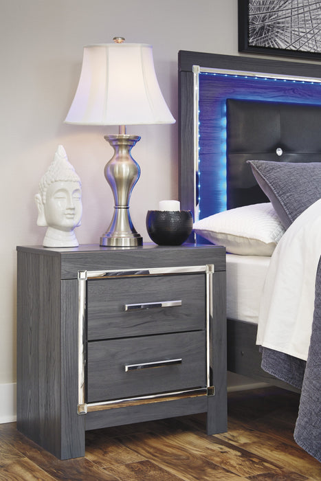 [SPECIAL] Lodanna Gray LED Panel Bedroom Set - Gate Furniture