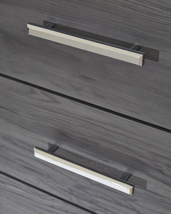 [SPECIAL] Lodanna Gray LED Storage Bedroom Set - Gate Furniture