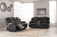 [SPECIAL] Vacherie Black Reclining Living Room Set - Gate Furniture