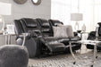 [SPECIAL] Vacherie Black Reclining Living Room Set - Gate Furniture