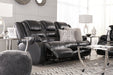 [SPECIAL] Vacherie Black Reclining Sofa - 7930888 - Gate Furniture