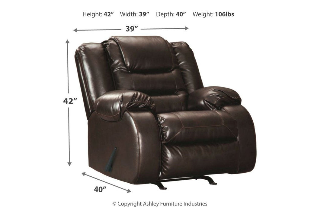 [SPECIAL] Vacherie Chocolate Recliner - 7930725 - Gate Furniture