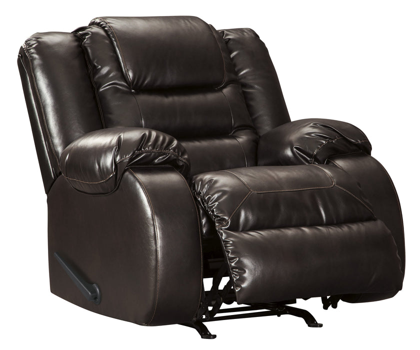 [SPECIAL] Vacherie Chocolate Reclining Living Room Set - Gate Furniture