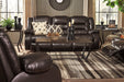 [SPECIAL] Vacherie Chocolate Reclining Sofa - 7930788 - Gate Furniture