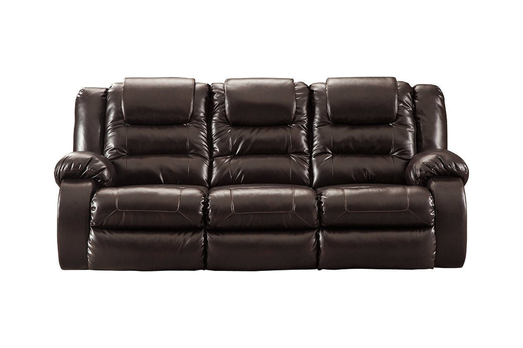 [SPECIAL] Vacherie Chocolate Reclining Sofa - 7930788 - Gate Furniture
