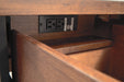 Stanah Two-tone Chairside End Table with USB Ports & Outlets - T892-7 - Gate Furniture