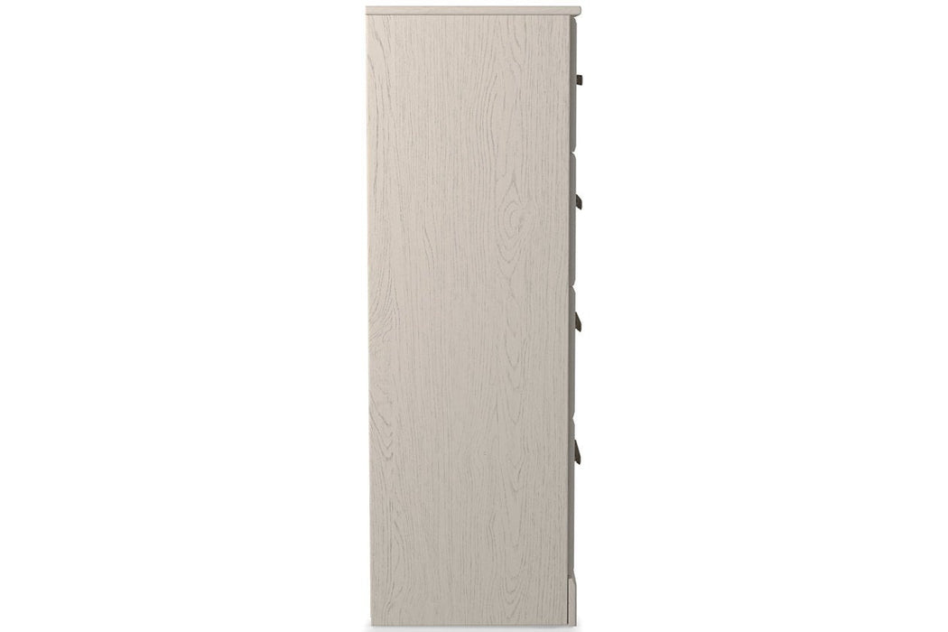 Stelsie White Chest of Drawers - B2588-44 - Gate Furniture