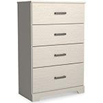 Stelsie White Chest of Drawers - B2588-44 - Gate Furniture