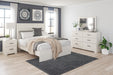 Stelsie White  Queen Panel Bed - Gate Furniture