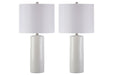 Steuben White Table Lamp (Set of 2) - L177904 - Gate Furniture
