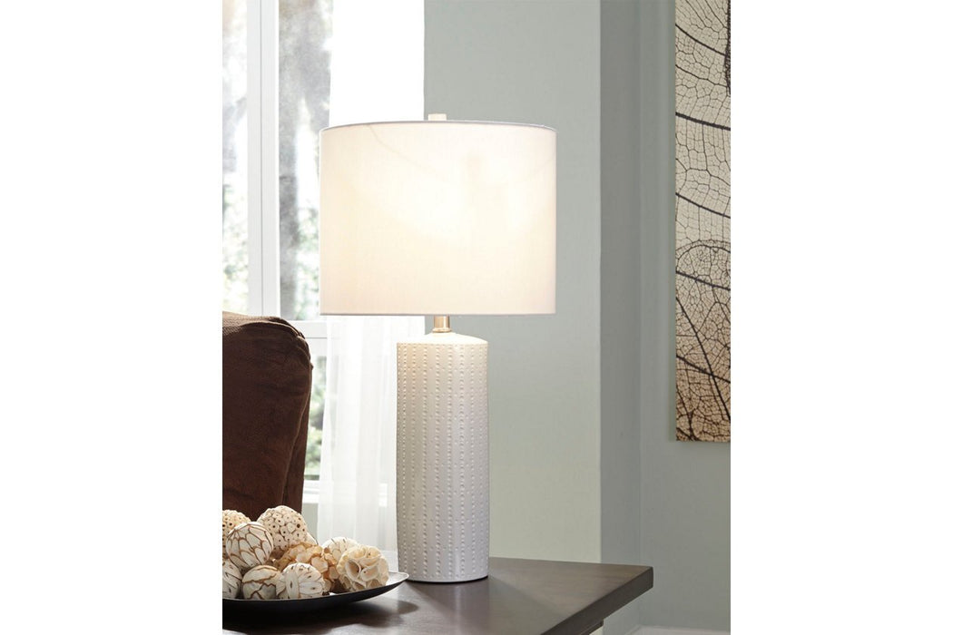 Steuben White Table Lamp (Set of 2) - L177904 - Gate Furniture