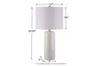 Steuben White Table Lamp (Set of 2) - L177904 - Gate Furniture