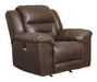 Stoneland Chocolate Power Recliner - 3990498 - Gate Furniture