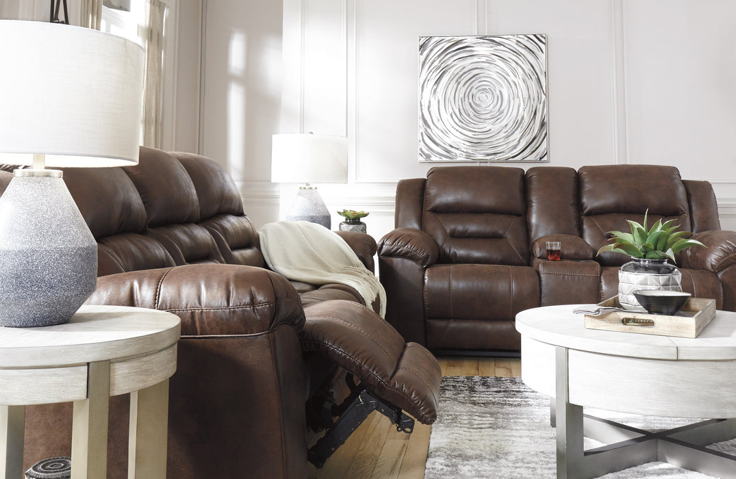 Stoneland Chocolate Power Reclining Living Room Set - Gate Furniture