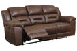 Stoneland Chocolate Power Reclining Sofa - 3990487 - Gate Furniture