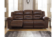 Stoneland Chocolate Power Reclining Sofa - 3990487 - Gate Furniture