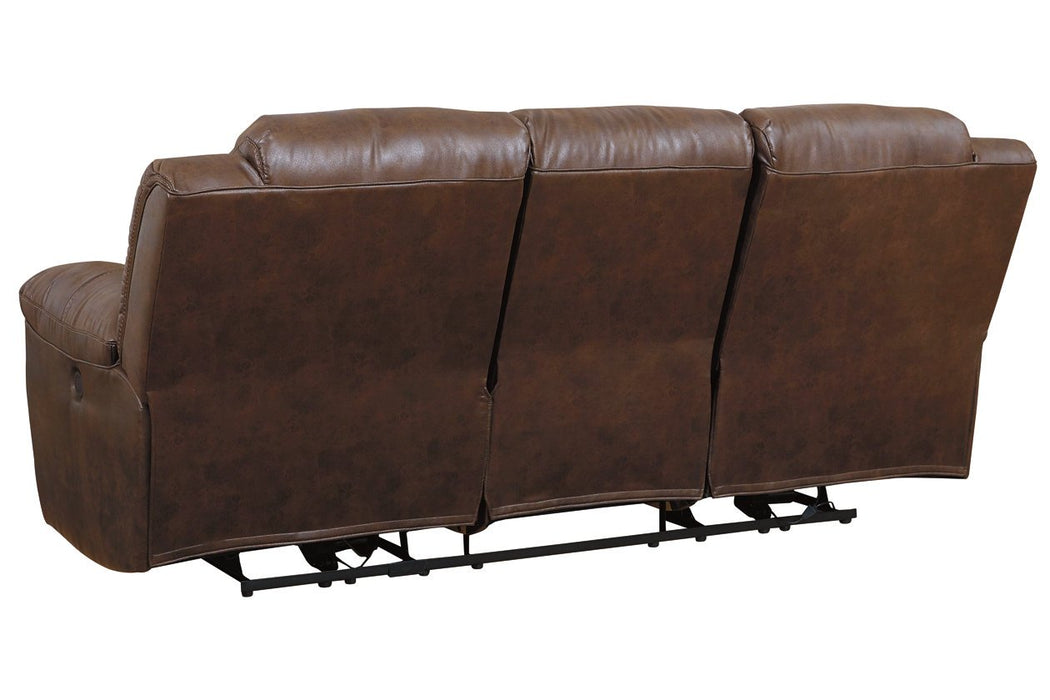 Stoneland Chocolate Power Reclining Sofa - 3990487 - Gate Furniture