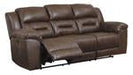 Stoneland Chocolate Power Reclining Sofa - 3990487 - Gate Furniture