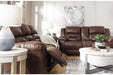 Stoneland Chocolate Reclining Sofa - 3990488 - Gate Furniture