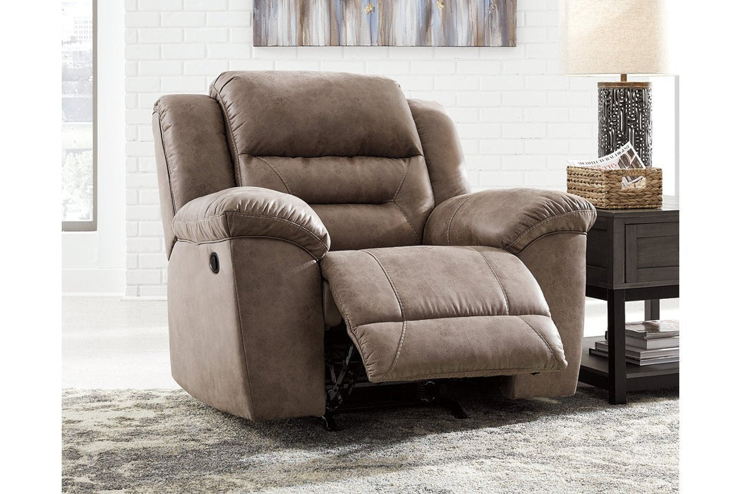 Stoneland Fossil Recliner - 3990525 - Gate Furniture