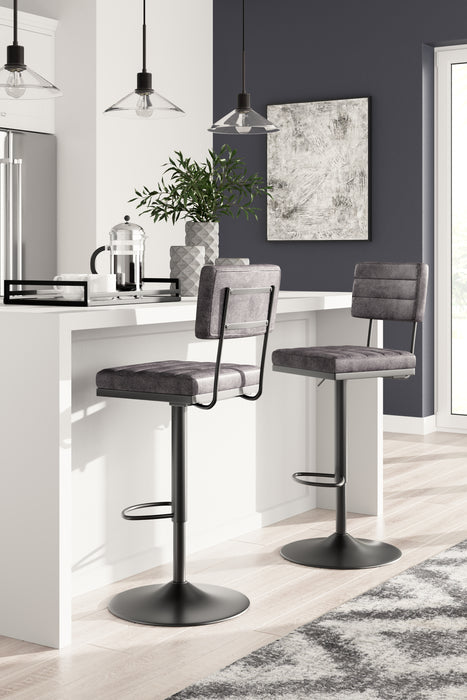 Strumford Bar Height Bar Stool (Set of 2) - D119-630 - In Stock Furniture