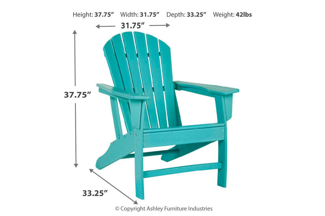 Sundown Treasure Turquoise Adirondack Chair - P012-898 - Gate Furniture