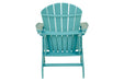 Sundown Treasure Turquoise Adirondack Chair - P012-898 - Gate Furniture